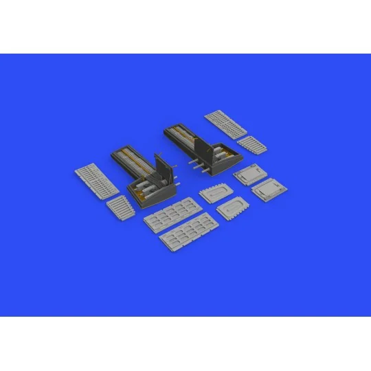 P-51D gun bays for Eduard, 1/48 - Eduard Accessories 648517