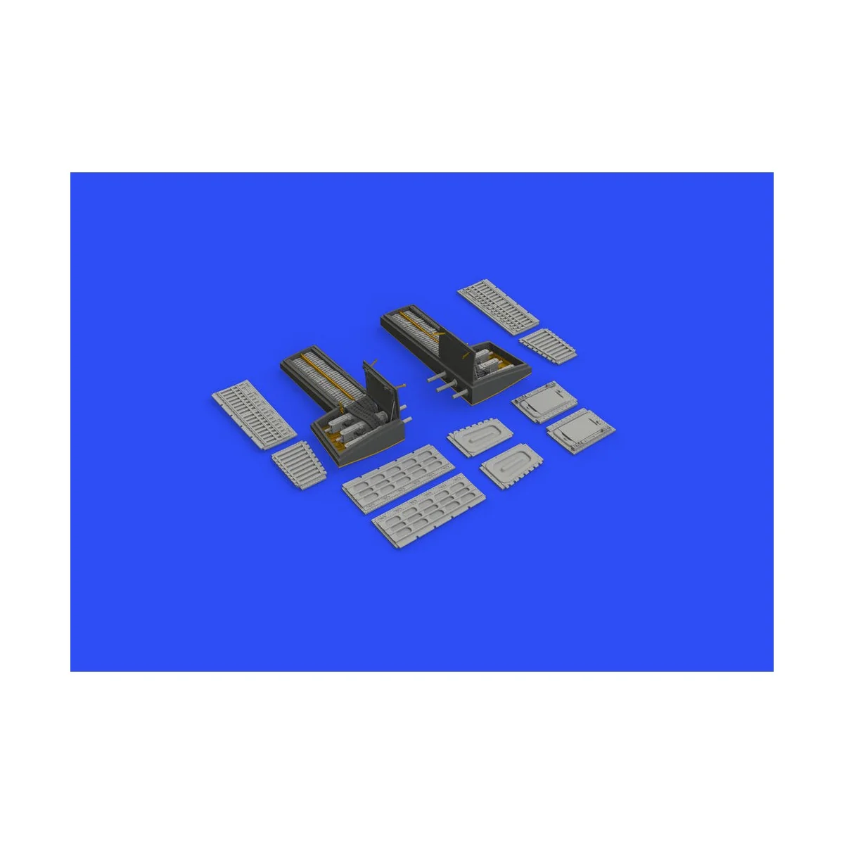 P-51D gun bays for Eduard, 1/48 - Eduard Accessories 648517