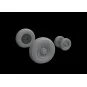 F-14D wheels for AMK, 1/48 - Eduard Accessories 648530