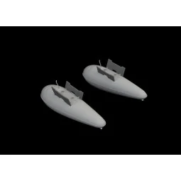 P-51D 110gal fuel tank for Eduard, 1/48 - Eduard Accessories 648531