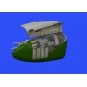 P-38F/G nose gun bay for Tamiya, 1/48 - Eduard Accessories 648533