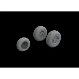 A-26/B-26 Invader wheels for ICM, 1/48 - Eduard Accessories 648534