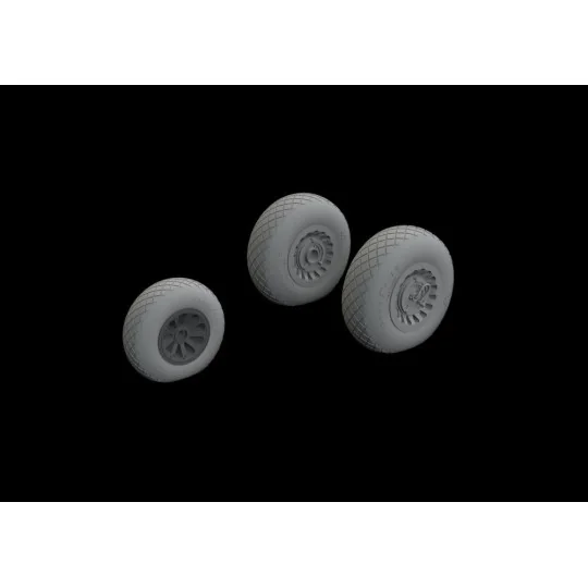 A-26/B-26 Invader wheels for ICM, 1/48 - Eduard Accessories 648534