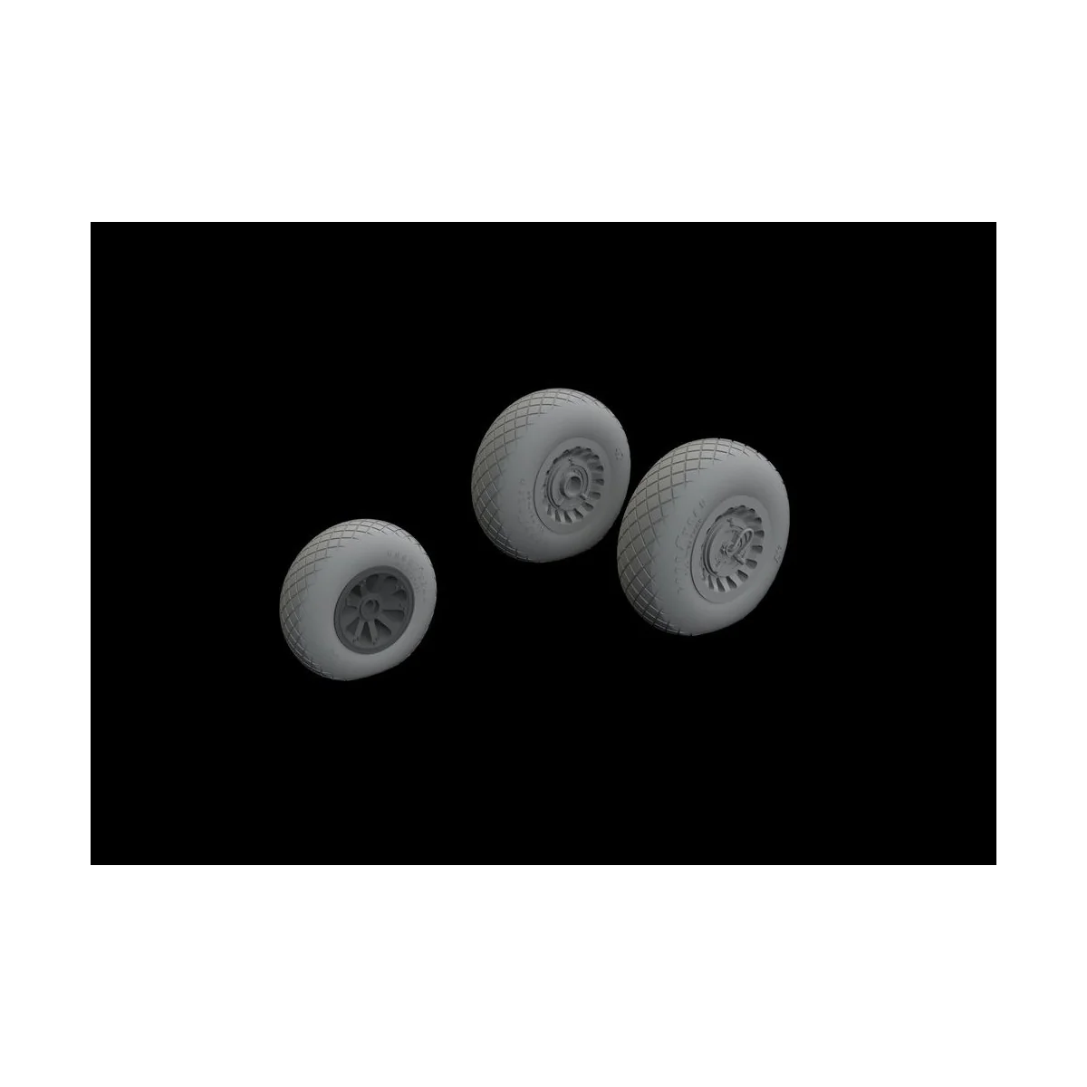 A-26/B-26 Invader wheels for ICM, 1/48 - Eduard Accessories 648534