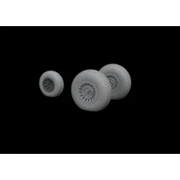 A-26/B-26 Invader wheels for ICM, 1/48 - Eduard Accessories 648534 2