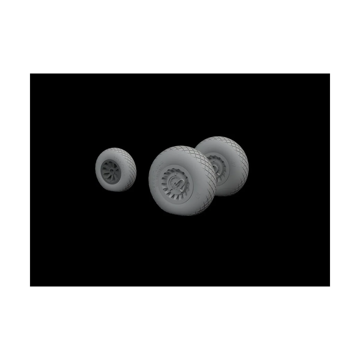 A-26/B-26 Invader wheels for ICM, 1/48 - Eduard Accessories 648534
