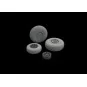 A-26/B-26 Invader wheels for ICM, 1/48 - Eduard Accessories 648534