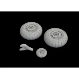 He 111 early wheels for ICM, 1/48 - Eduard Accessories 648542 2