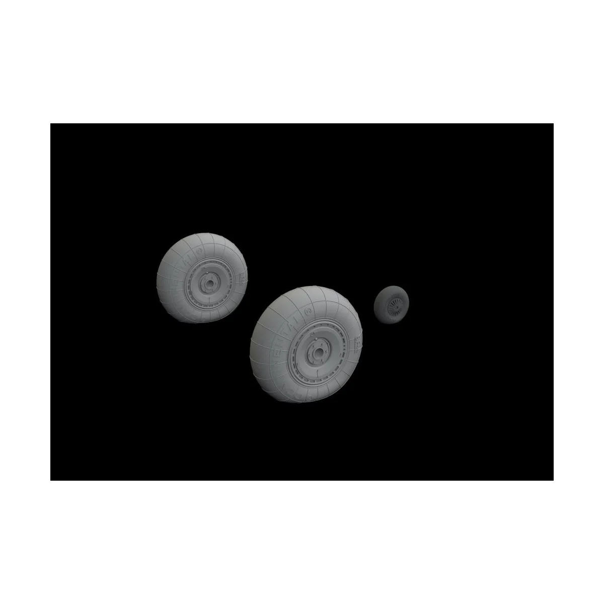 He 111 wheels late for ICM, 1/48 - Eduard Accessories 648543