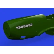 P-51D exhaust stacks PRINT, 1/72 - Eduard Accessories 672358