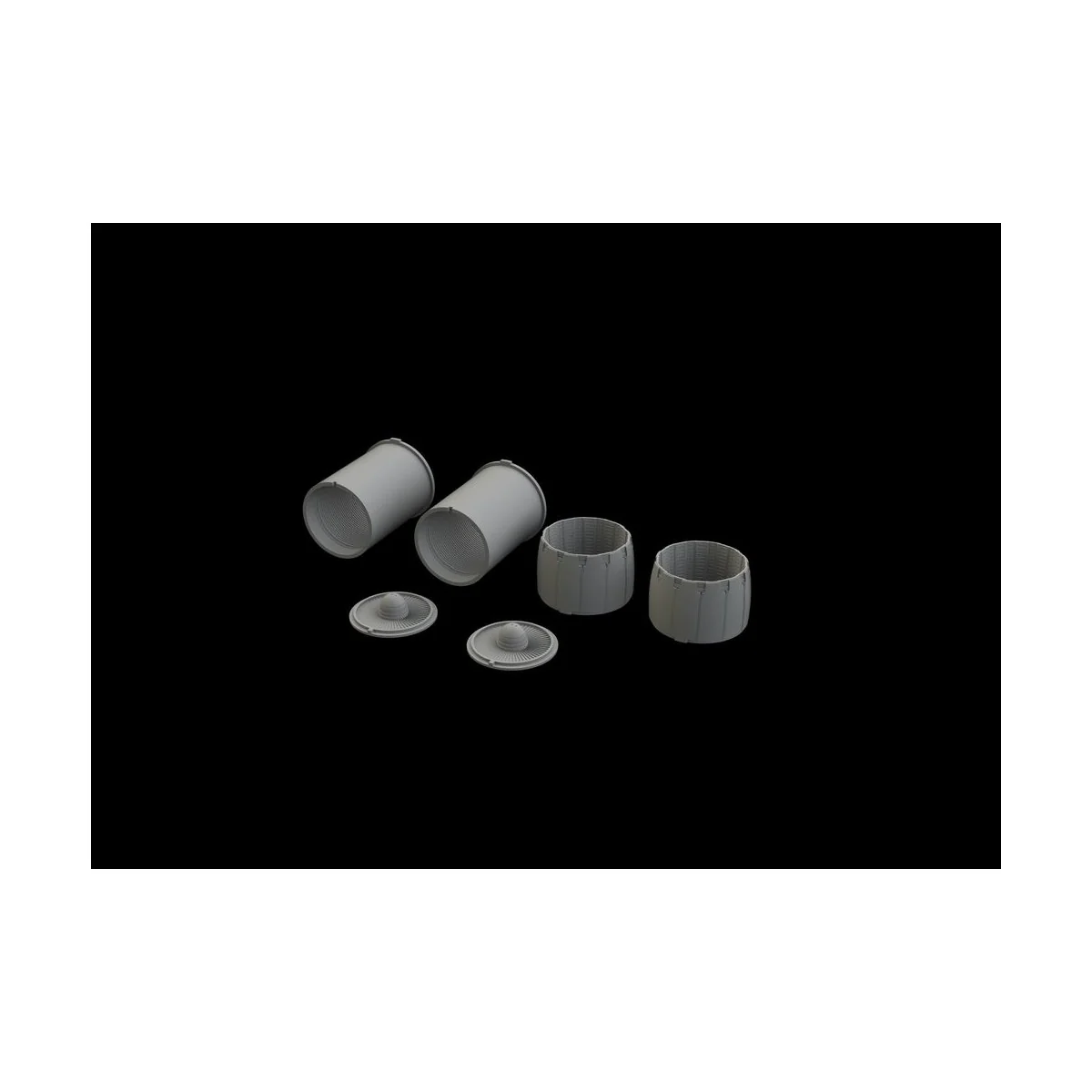 F-14D exhaust nozzles for Tamiya, 1/48 - Eduard Accessories 648560