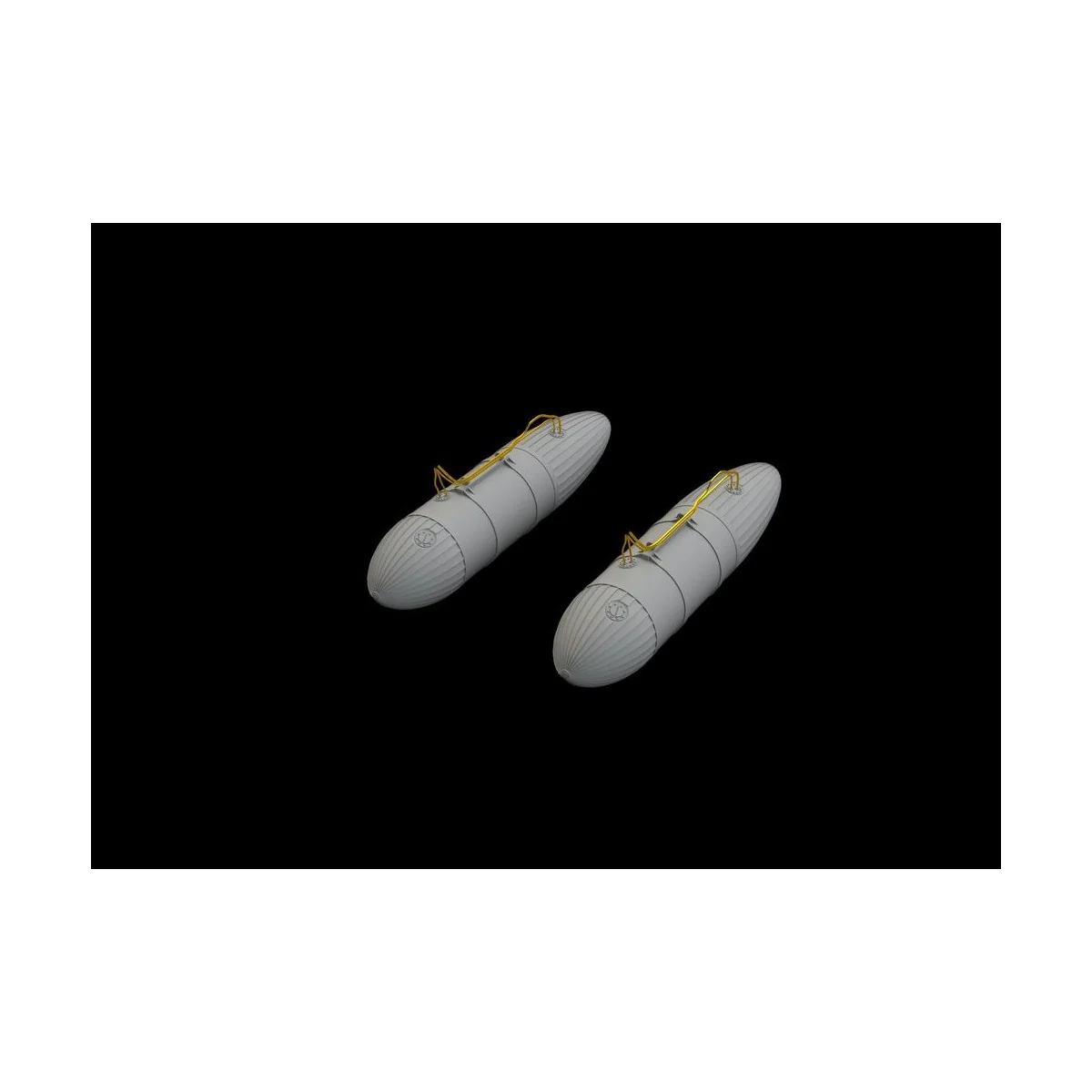 P-51D 108gal drop tanks for Eduard, 1/48 - Eduard Accessories 648572