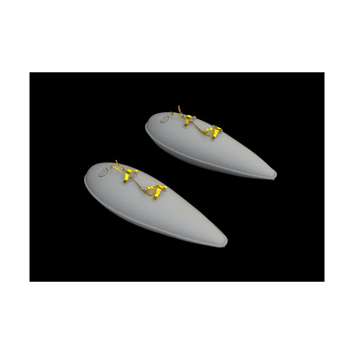 P-51D 75gal drop tanks for Eduard, 1/48 - Eduard Accessories 648571