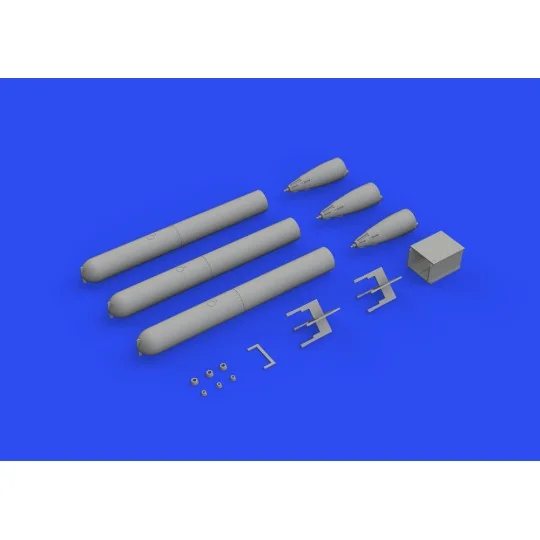Japanese torpedo Type 91, 1/48 - Eduard Accessories 648569