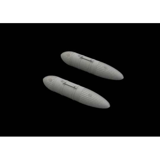 P-51D 108gal drop tanks for Eduard, 1/48 - Eduard Accessories 648572