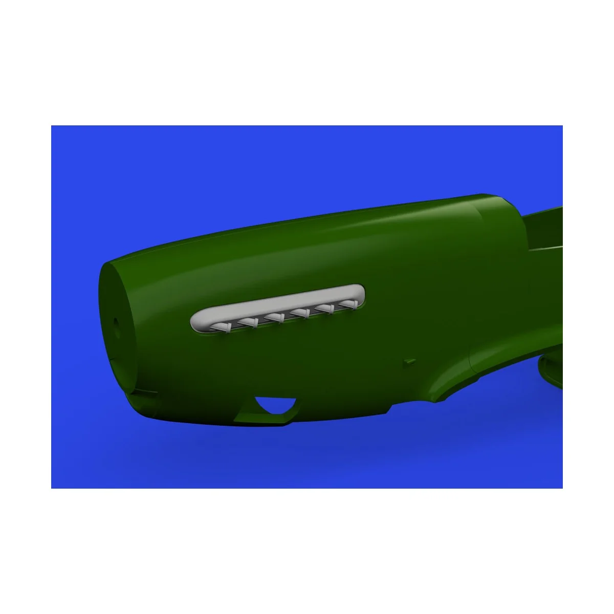 P-51D exhaust stacks w/ fairing PRINT, 1/72 - Eduard Accessories 67...