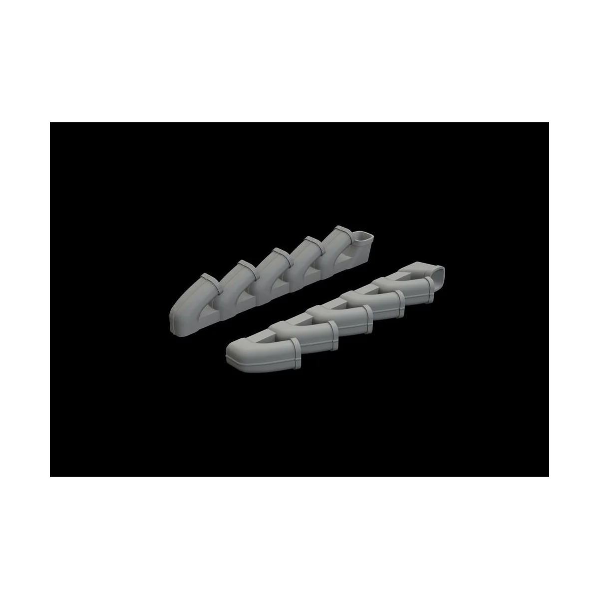 Il-2 exhaust stacks for Tamiya, 1/48 - Eduard Accessories 648588
