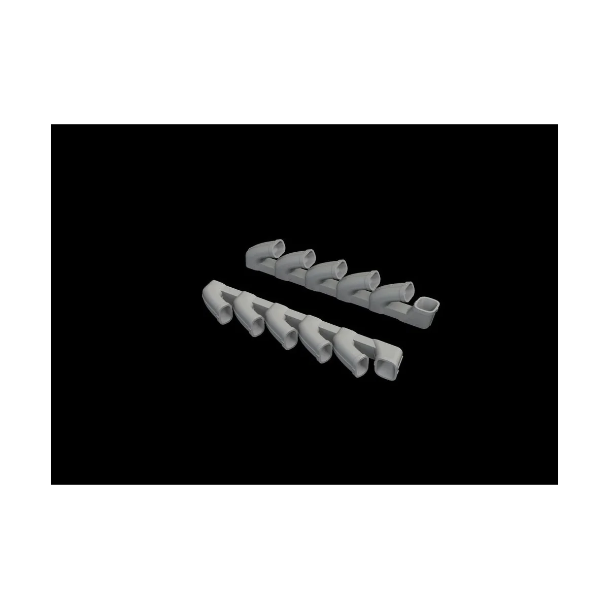 Il-2 exhaust stacks for Tamiya, 1/48 - Eduard Accessories 648588