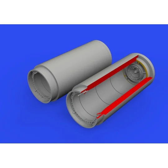 MiG-19 exhaust nozzles for Eduard/Trumpeter, 1/48 - Eduard Accessor...