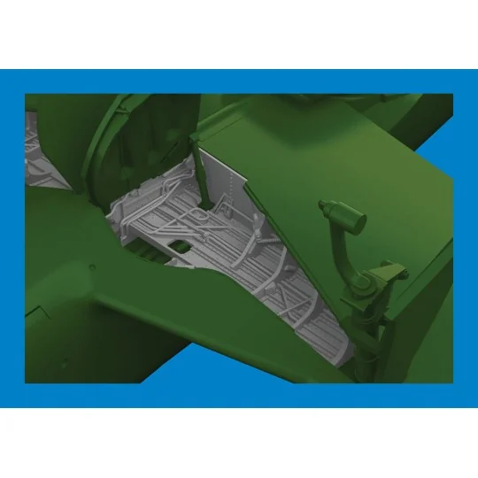 P-51D wheel bay PRINT EDUARD - Eduard Accessories 672360