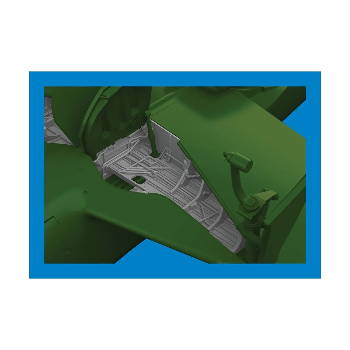 P-51D wheel bay PRINT EDUARD - Eduard Accessories 672360