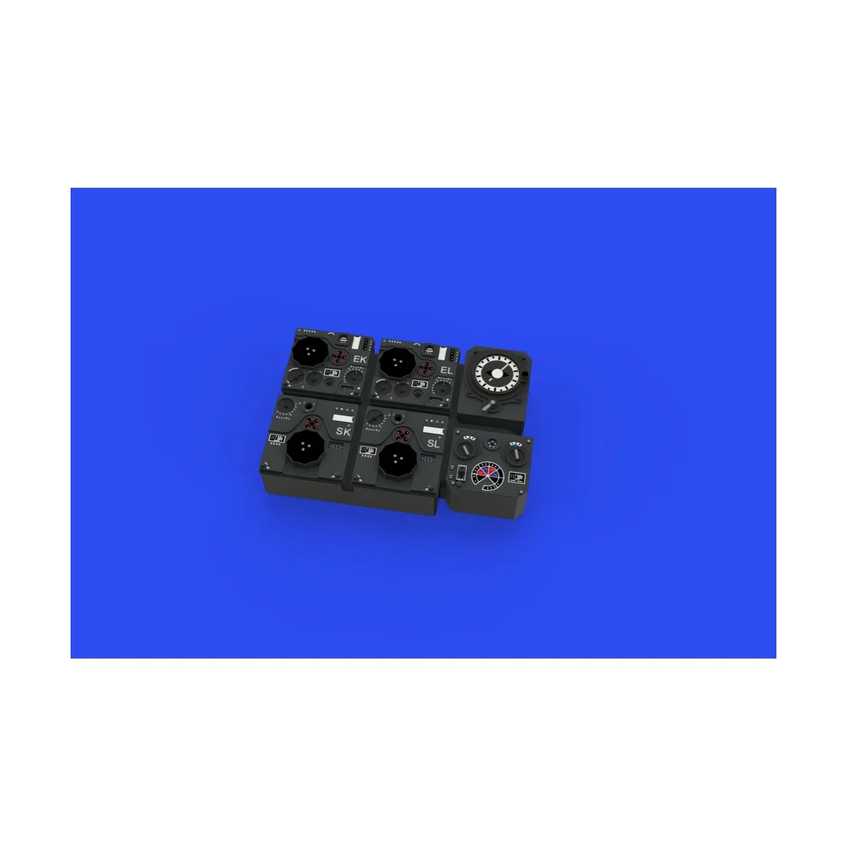 Bf 110C/D radio equipment for Eduard, 1/48 - Eduard Accessories 648602