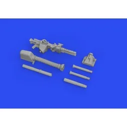 Bf 110G-4 gun muzzles for Eduard, 1/48 - Eduard Accessories 648604 2