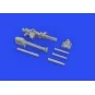 Bf 110G-4 gun muzzles for Eduard, 1/48 - Eduard Accessories 648604