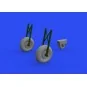 Do 17Z wheels for Eduard/ICM, 1/48 - Eduard Accessories 648608