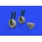 Do 17Z wheels for Eduard/ICM, 1/48 - Eduard Accessories 648608