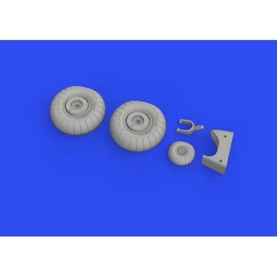Do 17Z wheels for Eduard/ICM, 1/48 - Eduard Accessories 648608