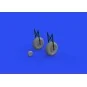 Il-2 wheels 1/48 for ZVEZDA, 1/48 - Eduard Accessories 648617