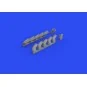 Il-2 exhaust stacks 1/48 for ZVEZDA, 1/48 - Eduard Accessories 648618