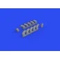 Il-2 exhaust stacks 1/48 for ZVEZDA, 1/48 - Eduard Accessories 648618