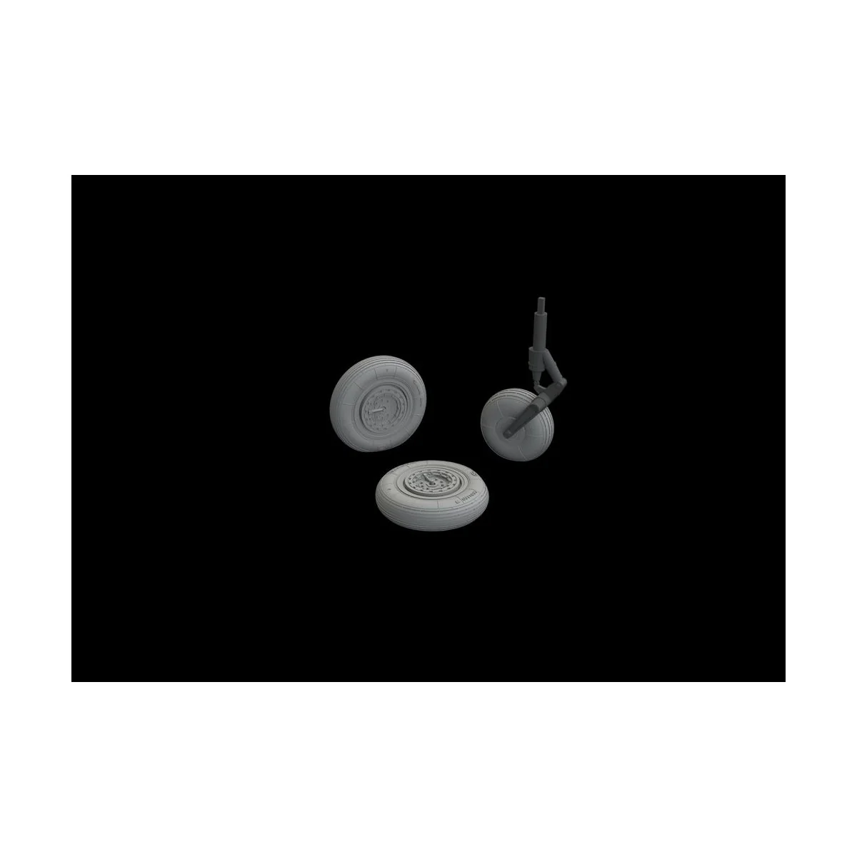 MiG-15 wheels 1/48 for BRONCO, 1/48 - Eduard Accessories 648622