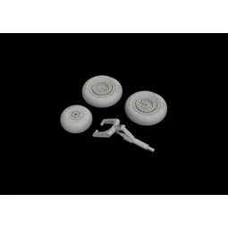 MiG-15 wheels 1/48 for BRONCO, 1/48 - Eduard Accessories 648622 2