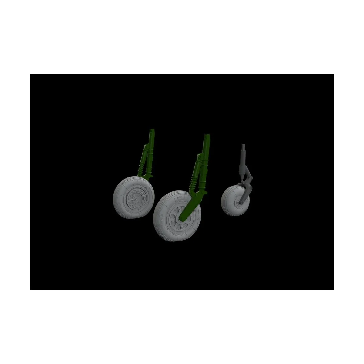 MiG-15 wheels 1/48 for BRONCO, 1/48 - Eduard Accessories 648622