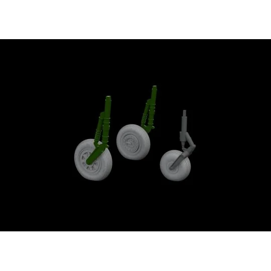 MiG-15 wheels 1/48 for BRONCO, 1/48 - Eduard Accessories 648622