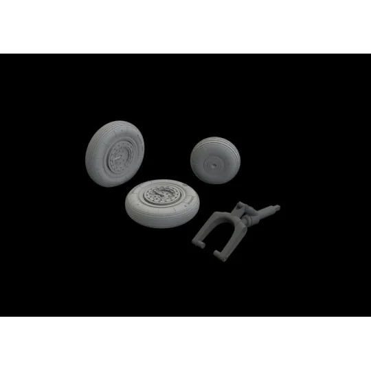 MiG-15 wheels 1/48 for BRONCO, 1/48 - Eduard Accessories 648622