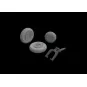 MiG-15 wheels 1/48 for BRONCO, 1/48 - Eduard Accessories 648622