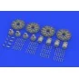B-17F engines 1/48 for HKM, 1/48 - Eduard Accessories 648631
