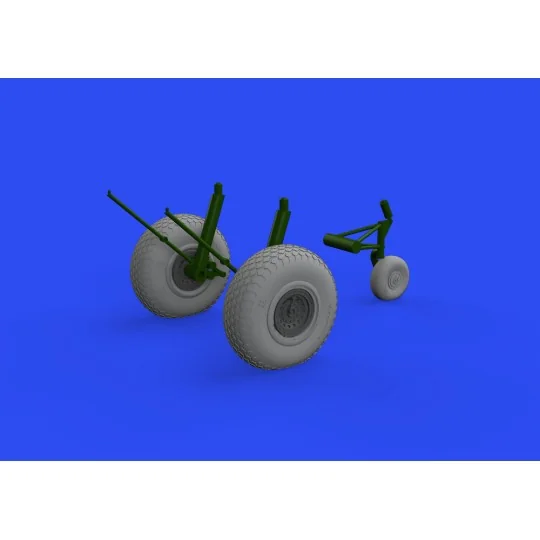 B-17 wheels cross tread 1/48 for HKM, 1/48 - Eduard Accessories 648642