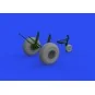B-17 wheels cross tread 1/48 for HKM, 1/48 - Eduard Accessories 648642