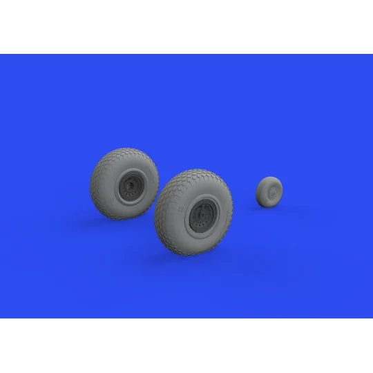 B-17 wheels cross tread 1/48 for HKM, 1/48 - Eduard Accessories 648642