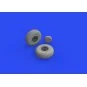 B-17 wheels cross tread 1/48 for HKM, 1/48 - Eduard Accessories 648642