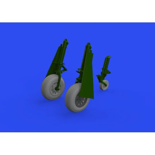 P-51D wheels block tread 2 1/48 for EDUARD, 1/48 - Eduard Accessori...