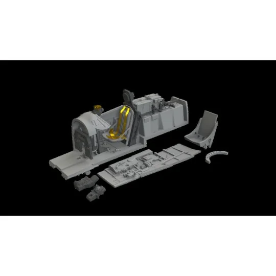 P-51D-5 cockpit PRINT - Eduard Accessories 672363