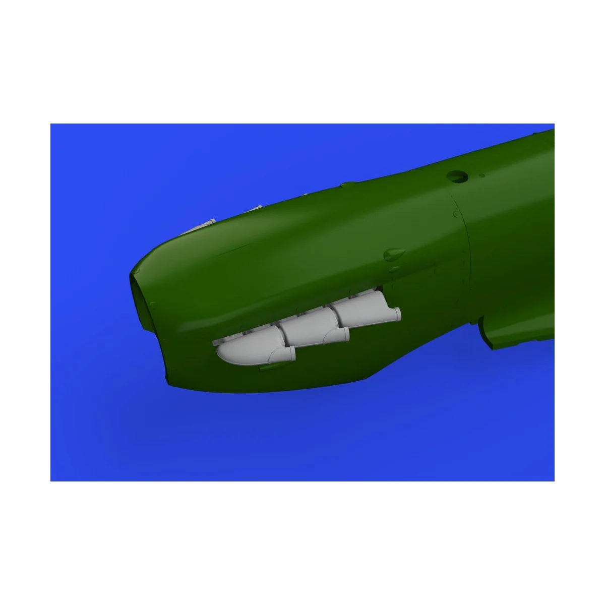 Spitfire Mk.V three-stacks exhausts rounded 1/48 for EDUARD, 1/48 -...
