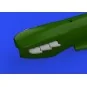 Spitfire Mk.V three-stacks exhausts rounded 1/48 for EDUARD, 1/48 -...