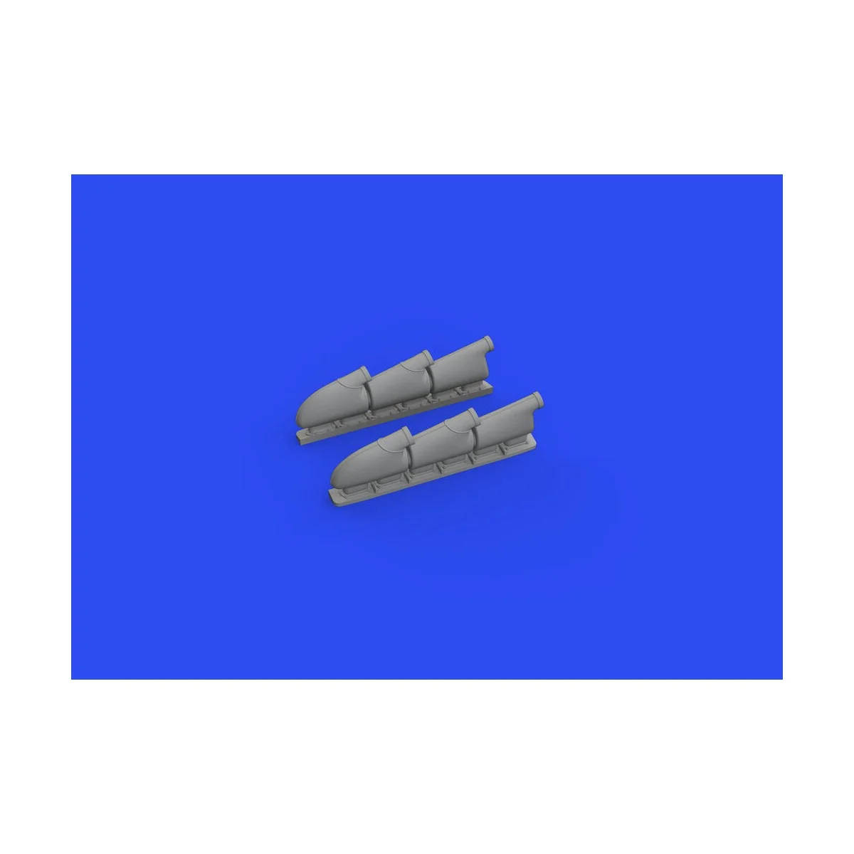 Spitfire Mk.V three-stacks exhausts rounded 1/48 for EDUARD, 1/48 -...